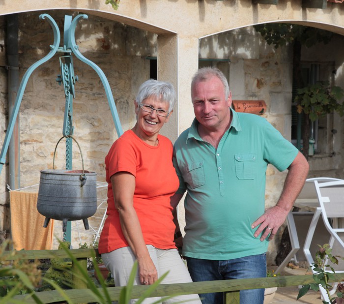 Jean-Guy et Catherine propriétaires des gîtes dans le Marais Poitevin